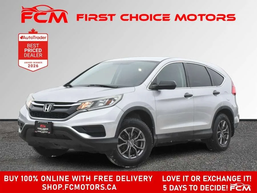 2016 Honda CR-V LX AWD | FULLY CERTIFIED WITH WARRANTY, photo 1 of 31