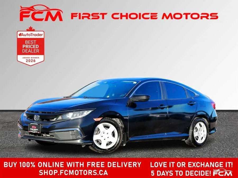 2019 Honda Civic Sedan LX | FULLY CERTIFIED WITH WARRANTY, photo 1 of 28
