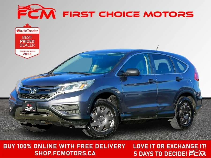 2016 Honda CR-V LX AWD | FULLY CERTIFIED WITH WARRANTY, photo 1 of 31