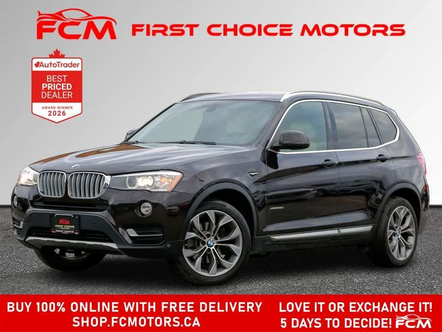 2015 BMW X3 XDRIVE28D | FULLY CERTIFIED WITH WARRANTY, photo 1 of 32