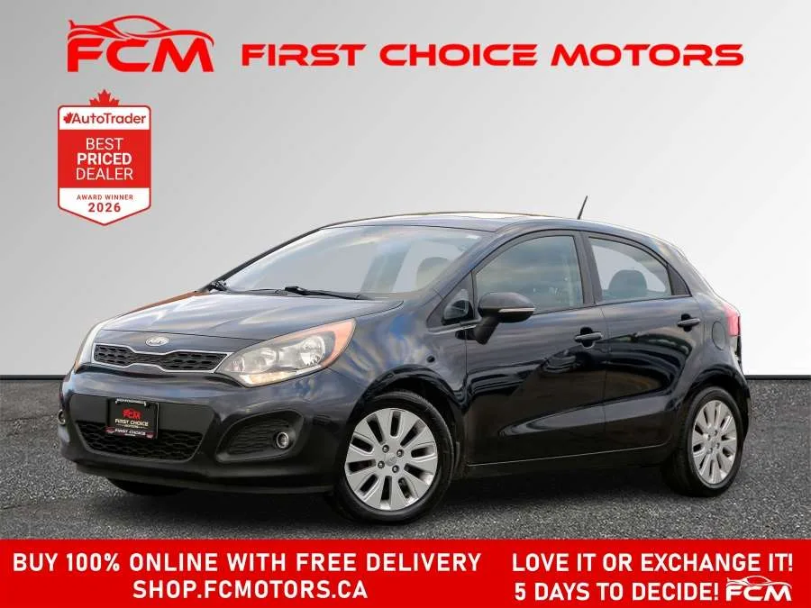 2012 Kia Rio Hatchback 5-Door EX | FULLY CERTIFIED WITH WARRANTY, photo 1 of 29