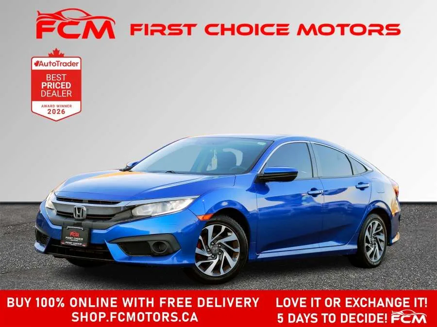 2018 Honda Civic Sedan SE | FULLY CERTIFIED WITH WARRANTY, photo 1 of 28
