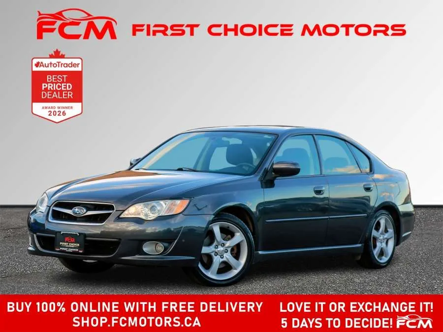 2009 Subaru Legacy Sedan 2.5I SPECIAL EDITION | FULLY CERTIFIED WITH WARRAN, photo 1 of 28