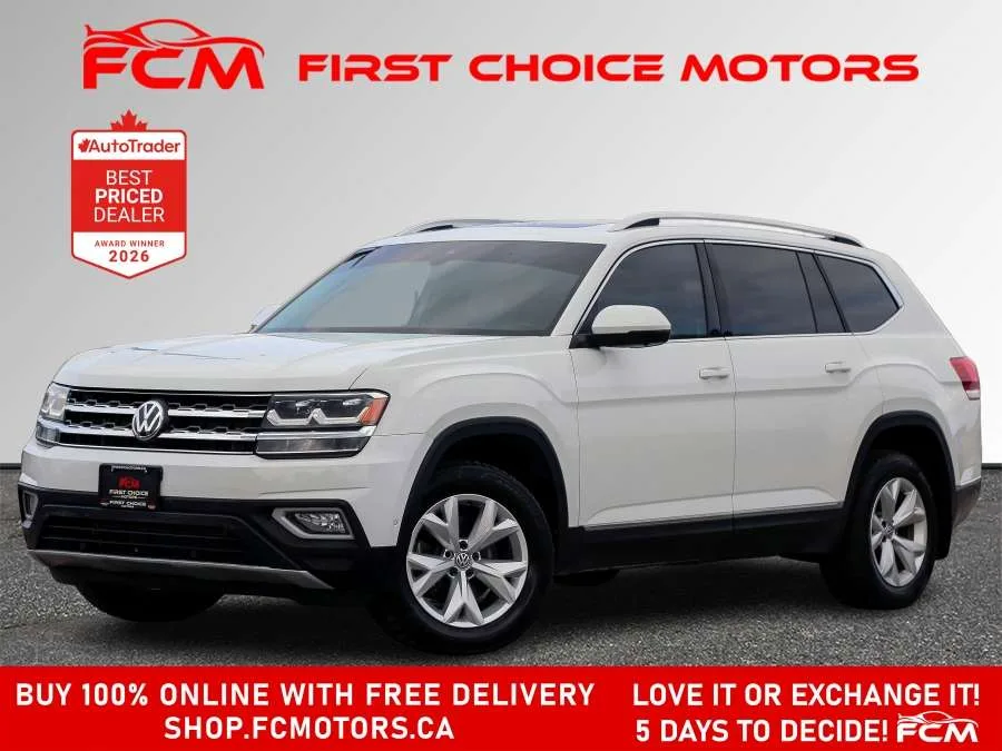 2018 Volkswagen Atlas EXCELINE | FULLY CERTIFIED WITH WARRANTY, photo 1 of 33