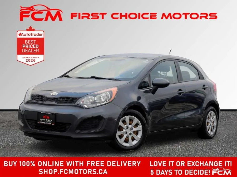 2014 Kia Rio Hatchback 5-Door LX | FULLY CERTIFIED WITH WARRANTY, photo 1 of 28