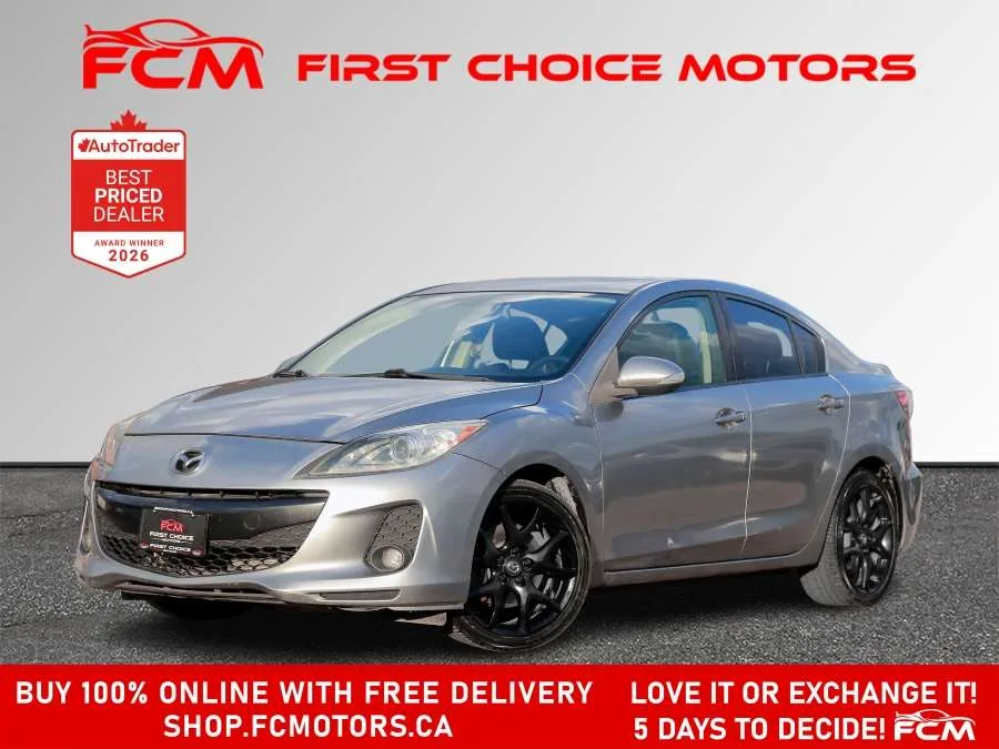 2012 Mazda Mazda3 Sedan GT | FULLY CERTIFIED WITH WARRANTY, photo 1 of 29