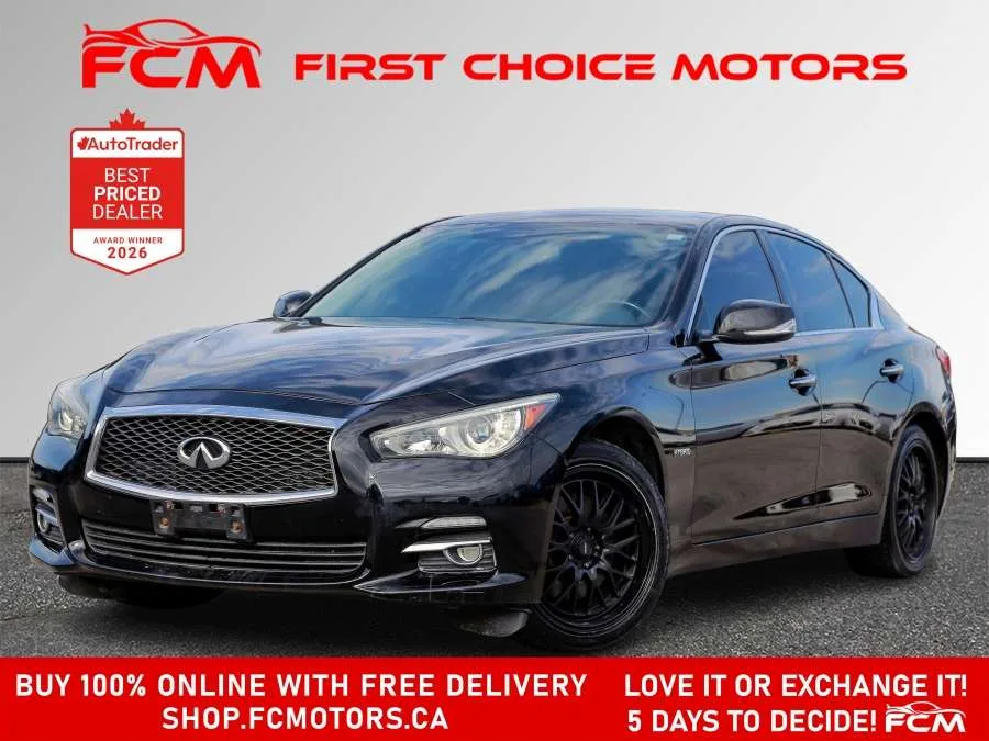 2014 Infiniti Q50 HYBRID | FULLY CERTIFIED WITH WARRANTY, photo 1 of 31