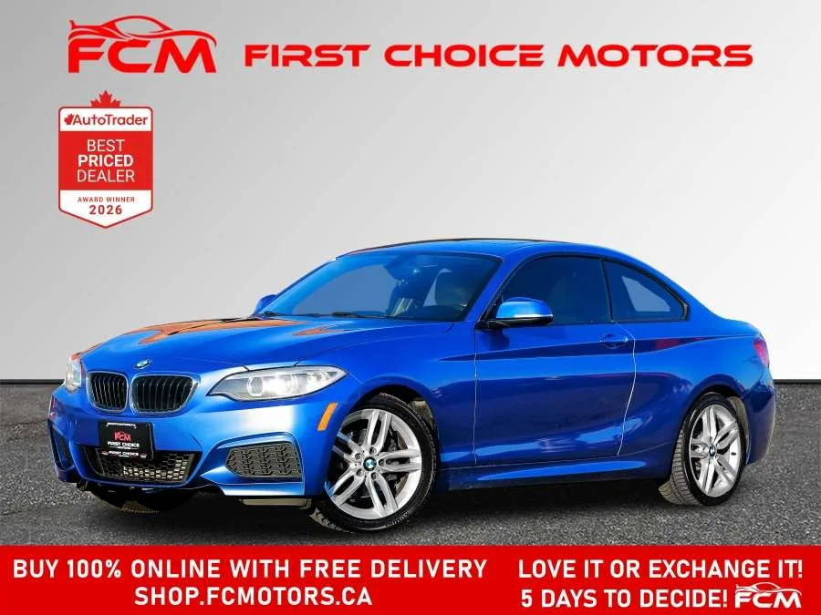 2016 BMW 2 Series Coupe 228I XDRIVE | FULLY CERTIFIED WITH WARRANTY, photo 1 of 31