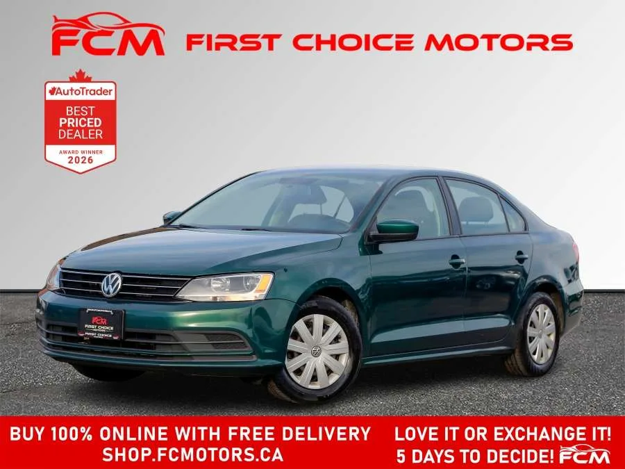2017 Volkswagen Jetta Sedan TRENDLINE | FULLY CERTIFIED WITH WARRANTY, photo 1 of 27