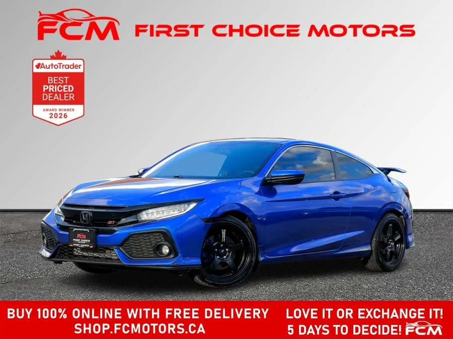 2018 Honda Civic Si Coupe SI | FULLY CERTIFIED WITH WARRANTY, photo 1 of 29