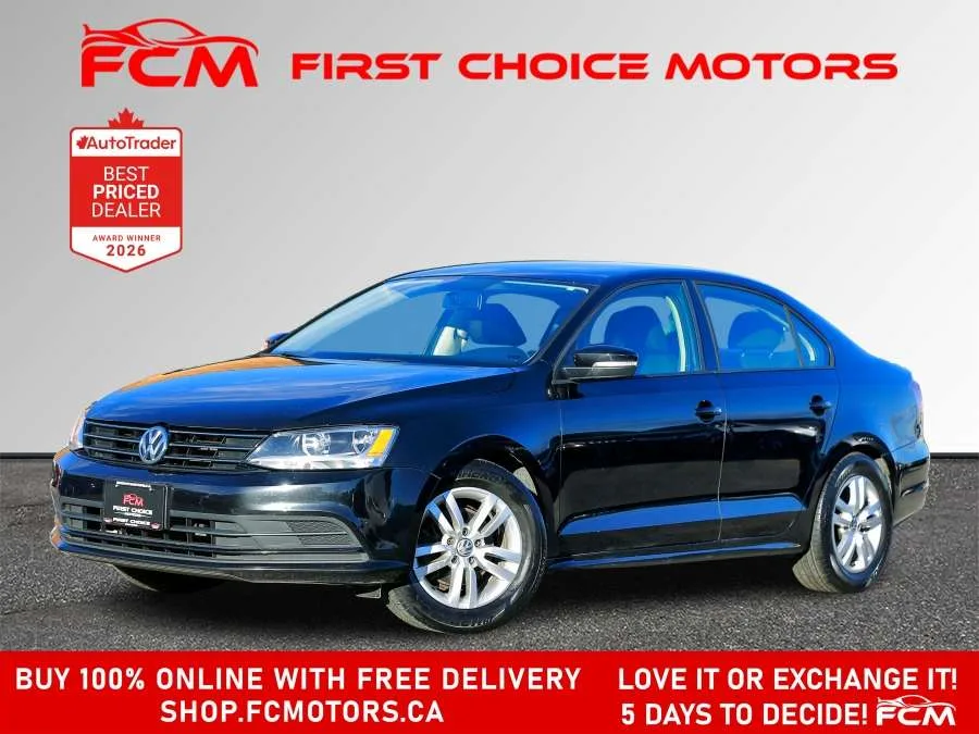 2016 Volkswagen Jetta Sedan TRENDLINE | FULLY CERTIFIED WITH WARRANTY, photo 1 of 28