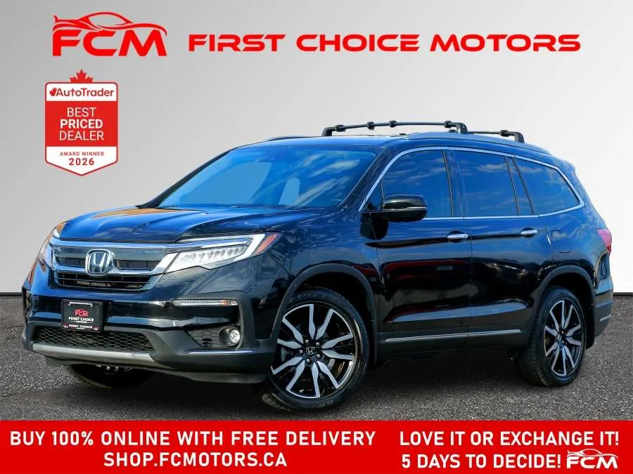 2020 Honda Pilot TOURING | 8 PASSENGER | FULLY CERTIFIED WITH WARRA, photo 1 of 34