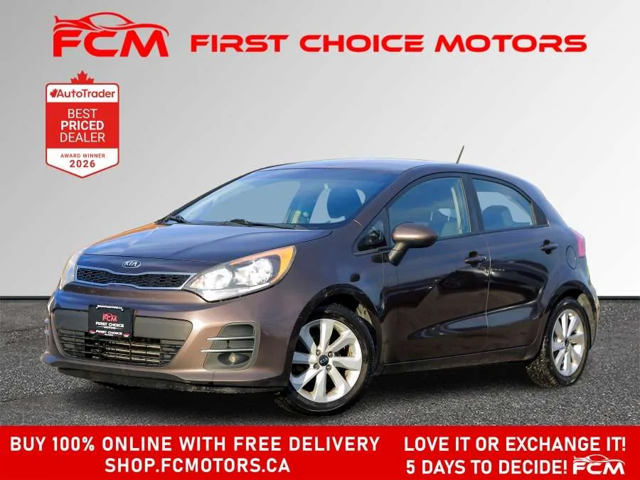 2016 Kia Rio Hatchback 5-Door EX | FULLY CERTIFIED WITH WARRANTY, photo 1 of 29