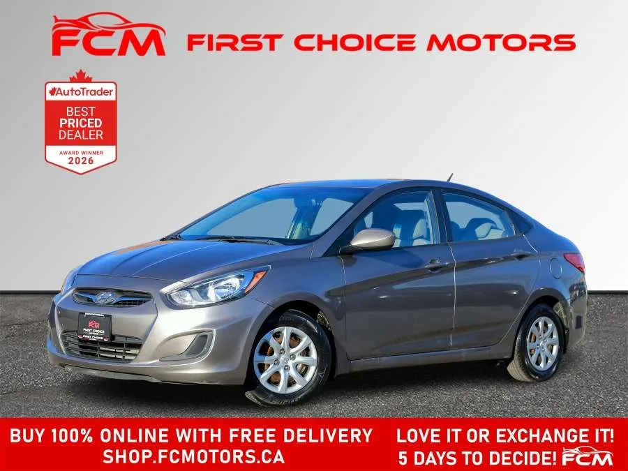 2014 Hyundai ACCENT Sedan GL | FULLY CERTIFIED WITH WARRANTY, photo 1 of 27