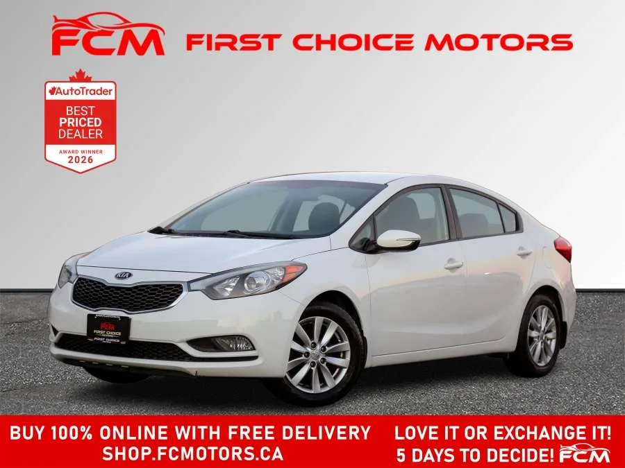 2014 Kia Forte Sedan LX | FULLY CERTIFIED WITH WARRANTY, photo 1 of 30