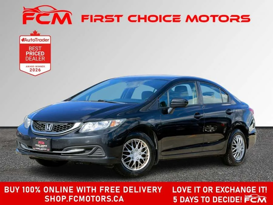 2015 Honda Civic Sedan LX | FULLY CERTIFIED WITH WARRANTY, photo 1 of 29