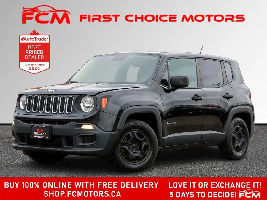 2015 Jeep Renegade SPORT | FULLY CERTIFIED WITH WARRANTY, photo 1 of 29