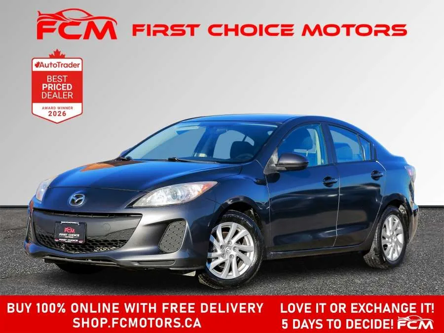 2012 Mazda Mazda3 Sedan GX | FULLY CERTIFIED WITH WARRANTY, photo 1 of 28