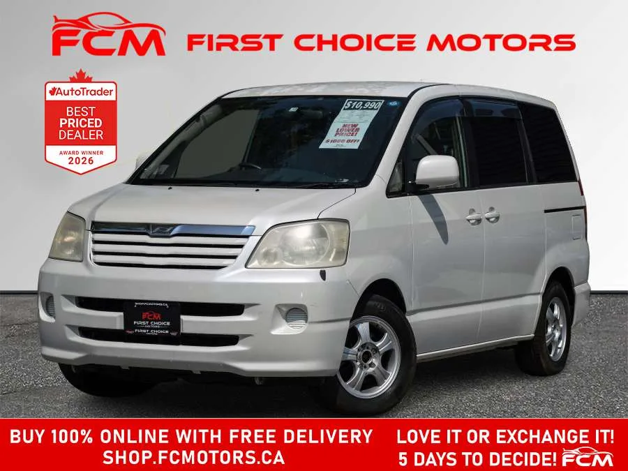 2003 Toyota Noah JAPAN IMPORT | RIGHT HAND DRIVE, photo 1 of 25