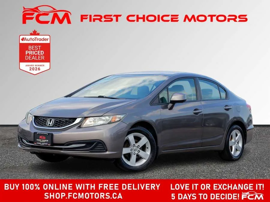 2013 Honda Civic Sedan LX | FULLY CERTIFIED WITH WARRANTY, photo 1 of 29