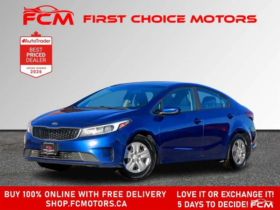 2017 Kia Forte Sedan LX | FULLY CERTIFIED WITH WARRANTY, photo 1 of 29