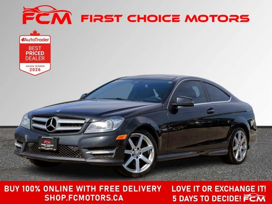 2012 Mercedes-Benz C-Class Coupe C350 | FULLY CERTIFIED WITH WARRANTY, photo 1 of 28