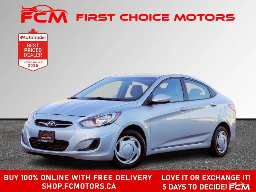 2014 Hyundai ACCENT Sedan GL | FULLY CERTIFIED WITH WARRANTY, photo 1 of 27