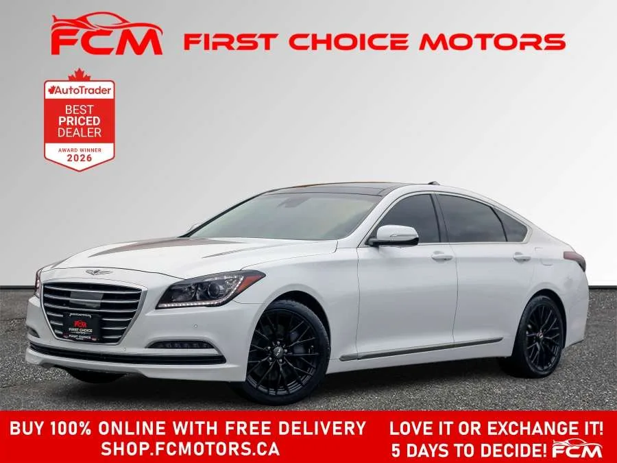 2017 Genesis G80 TECHNOLOGY | FULLY CERTIFIED WITH WARRANTY, photo 1 of 32