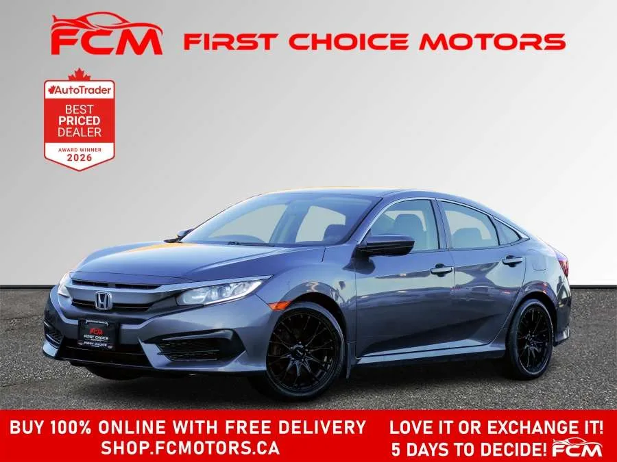 2018 Honda Civic Sedan LX | FULLY CERTIFIED WITH WARRANTY, photo 1 of 29