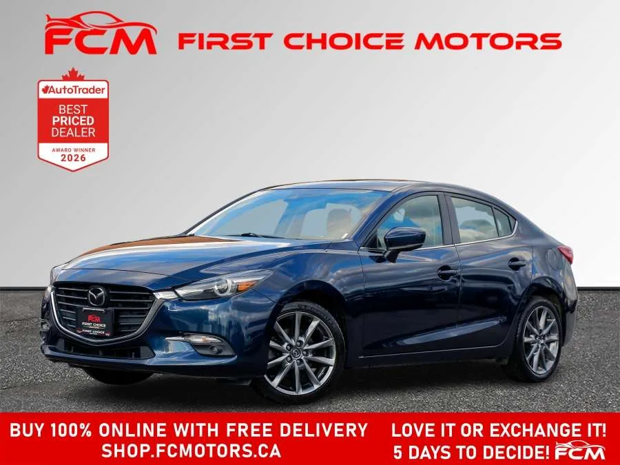 2018 Mazda Mazda3 Sedan GT SKYACTIV | FULLY CERTIFIED WITH WARRANTY, photo 1 of 31
