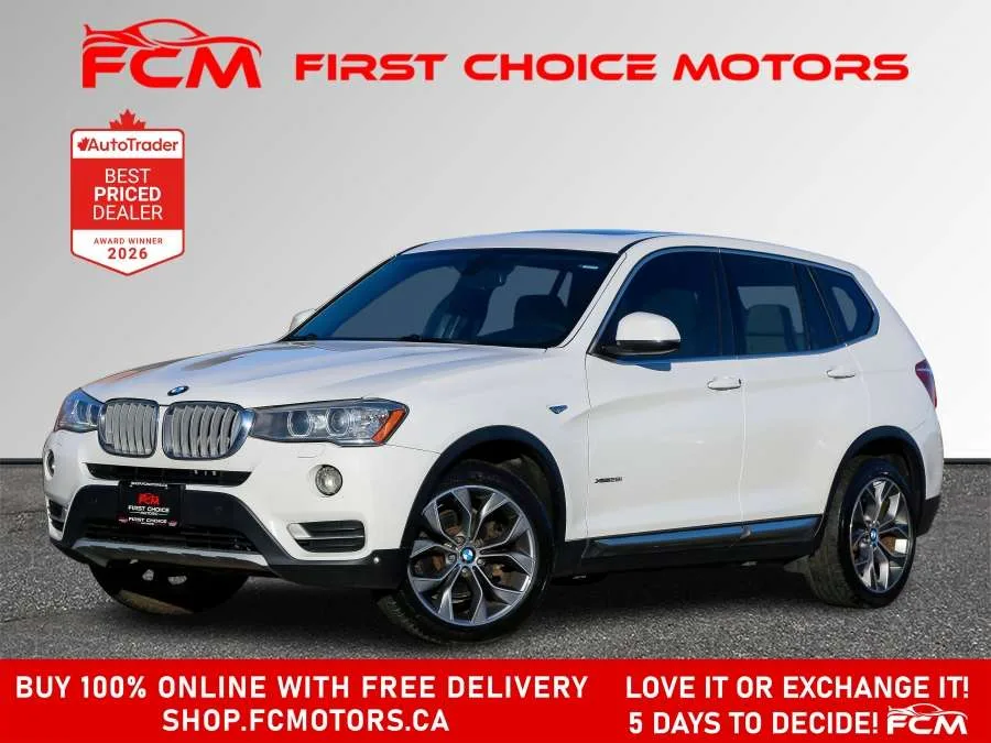 2016 BMW X3 XDRIVE28I | FULLY CERTIFIED WITH WARRANTY, photo 1 of 32